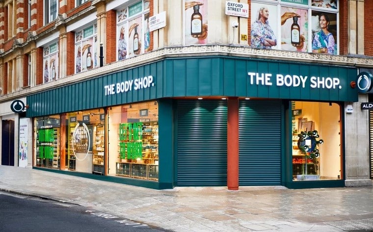 Foto einer The Body Shop Filiale auf der Bond Street in London