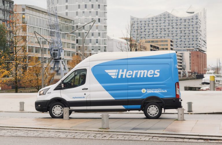 Hermes E-Transporter in Hamburg