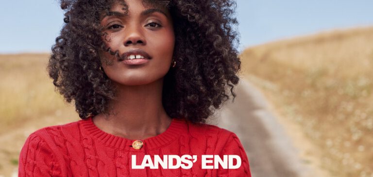 Foto einer Land's End Werbekampagne