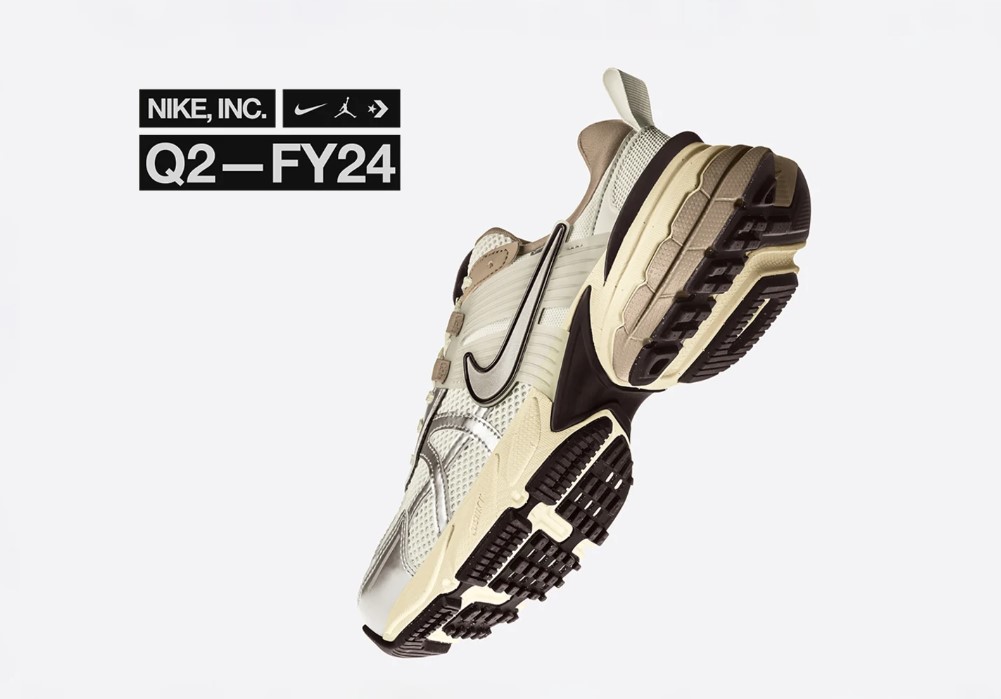 Nike Schuh als Illustration der Q2 Quartalszahlen des FY22