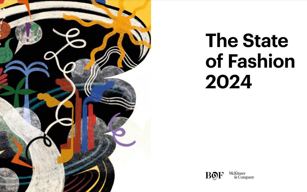Titelcover des Reports "The State of Fashion 2024" von McKinsex und Business of Fashion