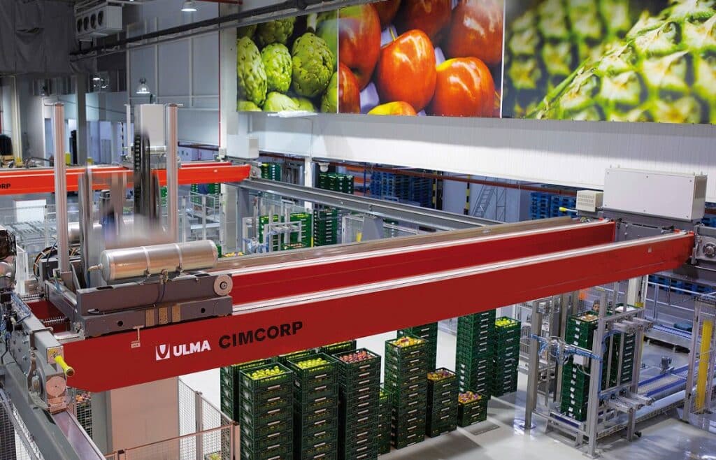 Lebensmittel-Logistik Automatisierung von Cimcorp, dem neuen REWE-Partner