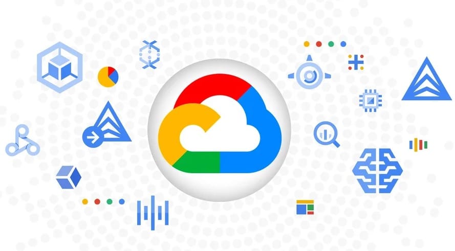 Illustration der Google Cloud