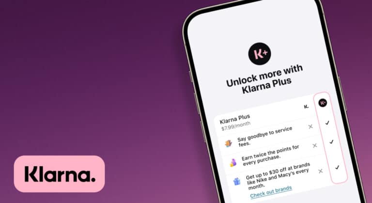 Darstellung des neuen Klarna Plus Subscription-Service von Klarna in USA