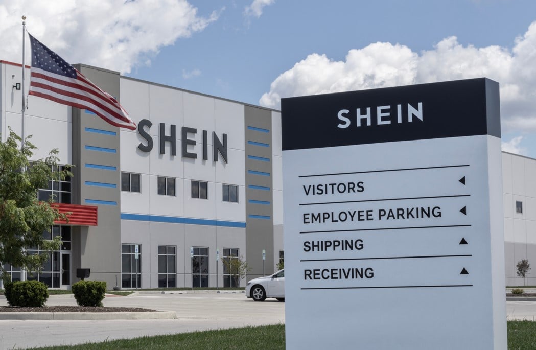 Foto des Shein Logistikzentrum in Whitestown, USA