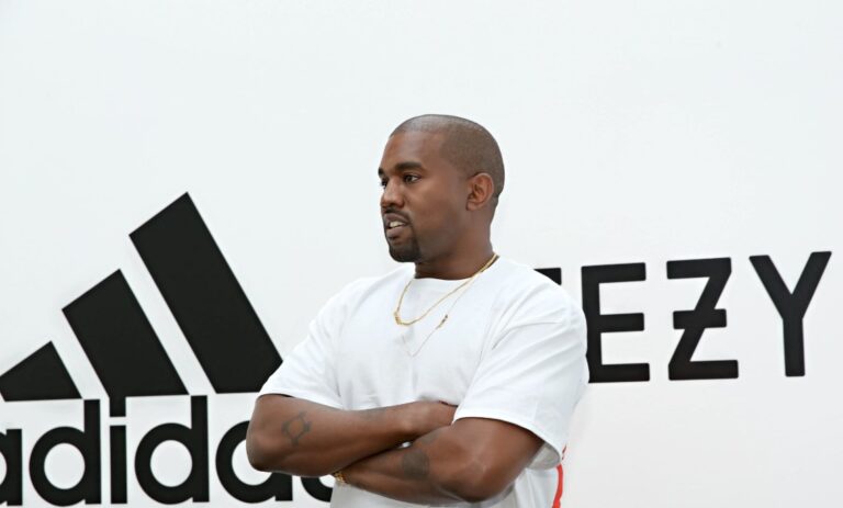 Kanye West beim Start der Adidas Yeezy-Kooperation in 2016
