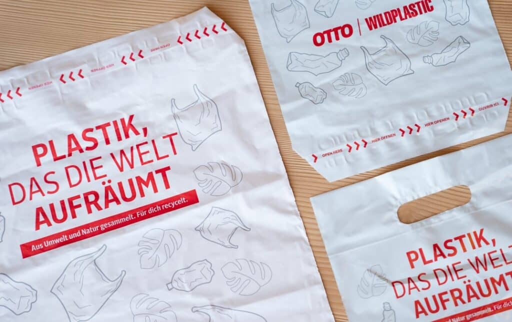 Neu eingeführte Versandtaschen von Otto und Wildplastic