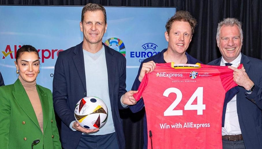 Foto zum Sponsoring von AliExpress für die Euro 2024