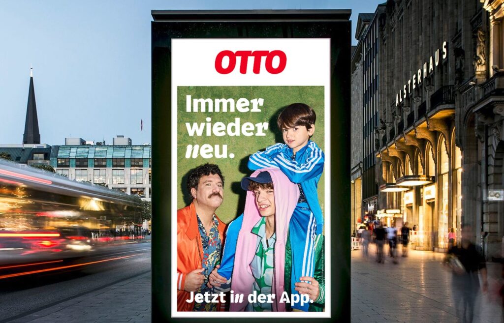 Zum Teil KI-generierte Kampagne von Otto