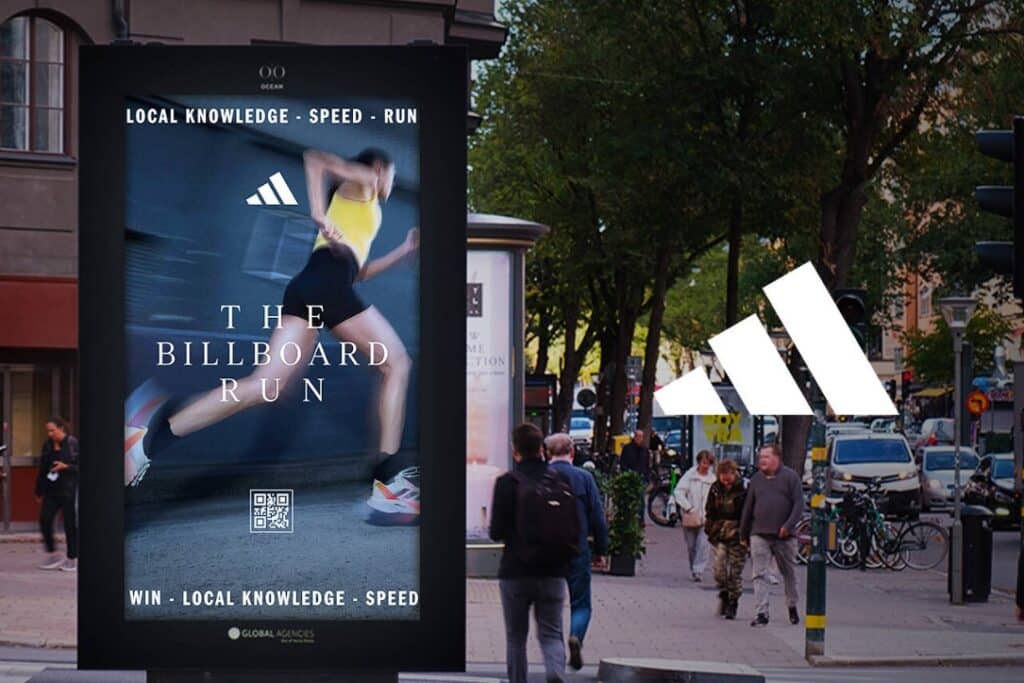 Adidas Billboard Run Kampagne von Accenture Song