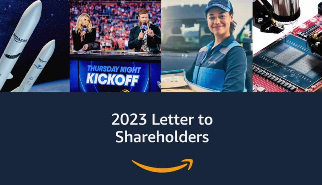 Deckblatt des Amazon Shareholder Letters 2023