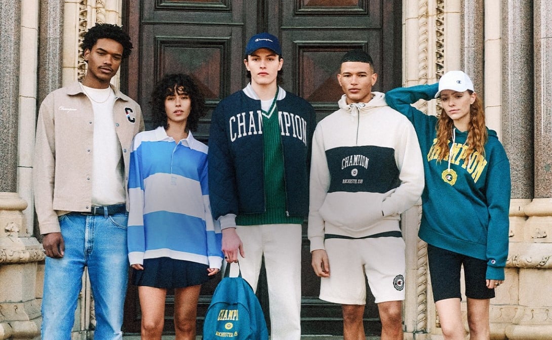 Champion Kampagne mit mehreren Models