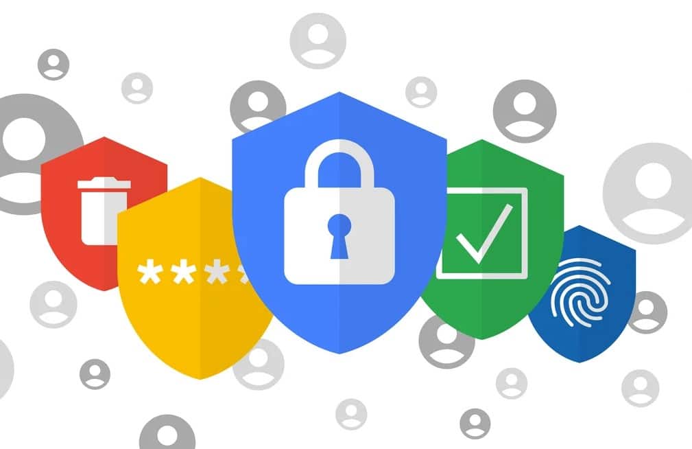 Symbolik von Google zu Security und Advertising Sicherheit