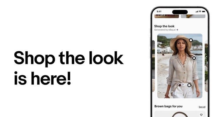 Neues KI-Feature "Shop the Look" von eBay