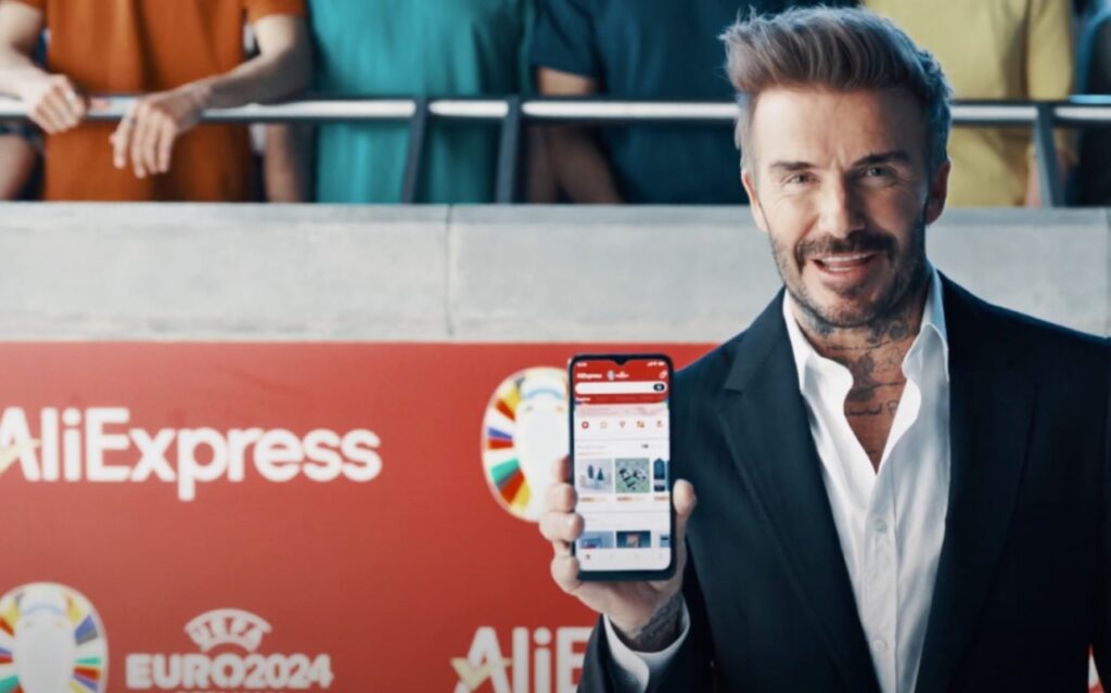 David Beckham als Partner von AliExpress