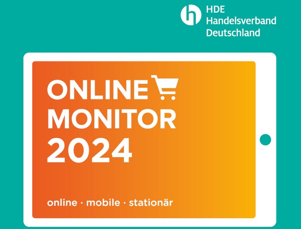 Deckblatt des HDE Online Monitor 2024