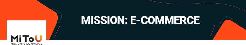 Mission E-Commerce Banner von MiTou