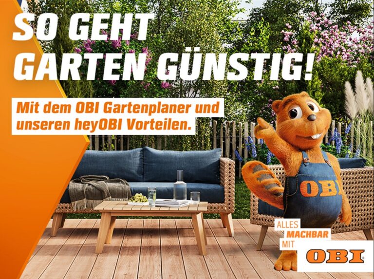 Aktuelle OBI Gartenwerbung