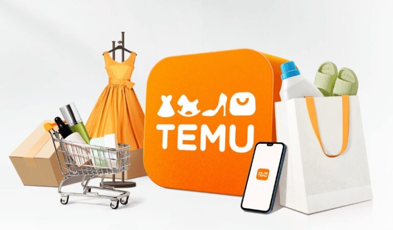 Logos von Temu UK