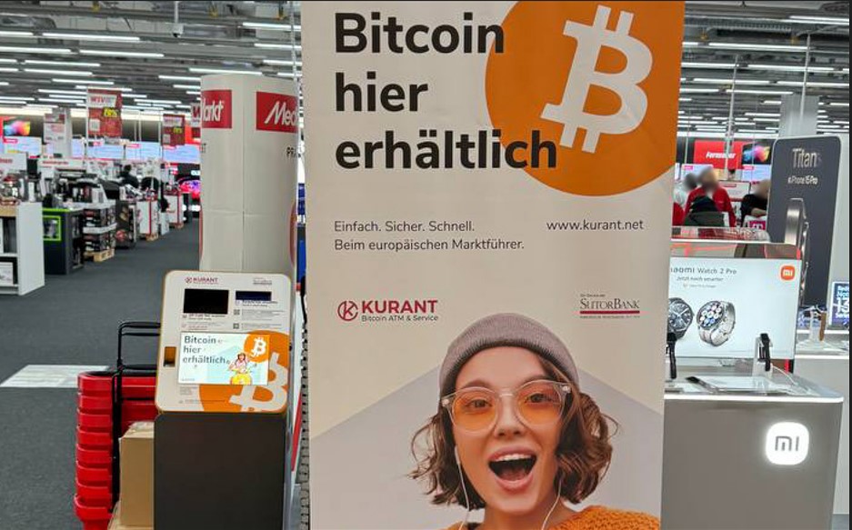 Bitcoin-Automat bei MediaMarktSaturn