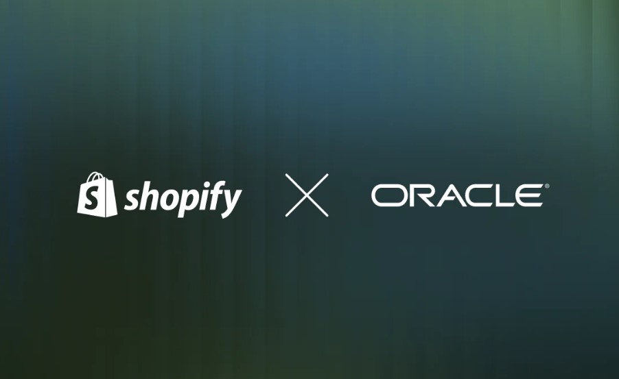 Shopify und Oracle Logos