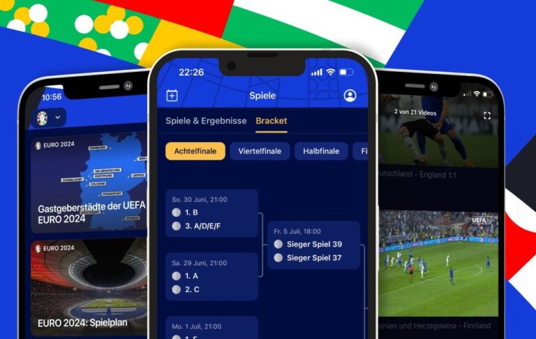 App der UEFA Euro 2024 in Deutschland