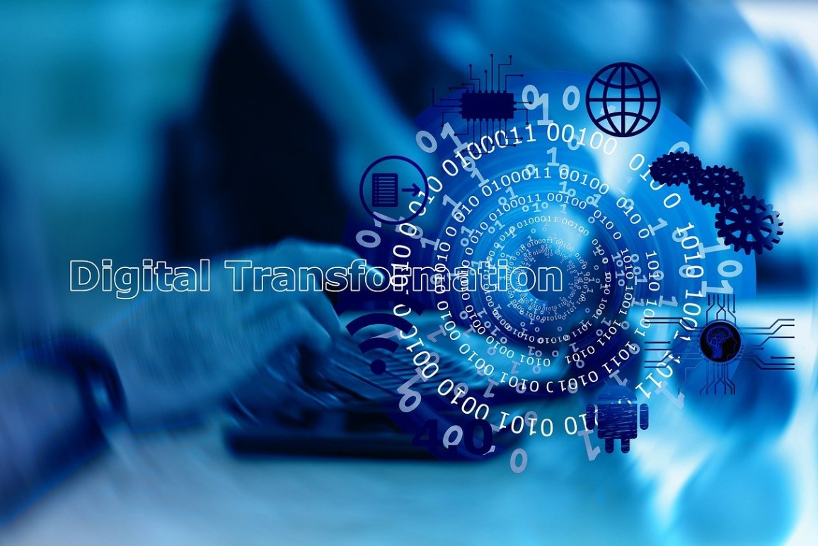 Symbolik zu digitaler Transformation