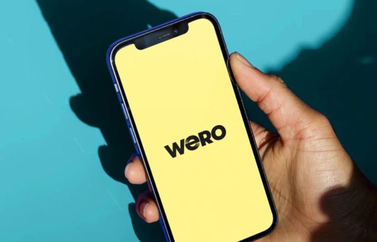 Logo des neuen Zahlungsdienst Wero auf einem Smartphone