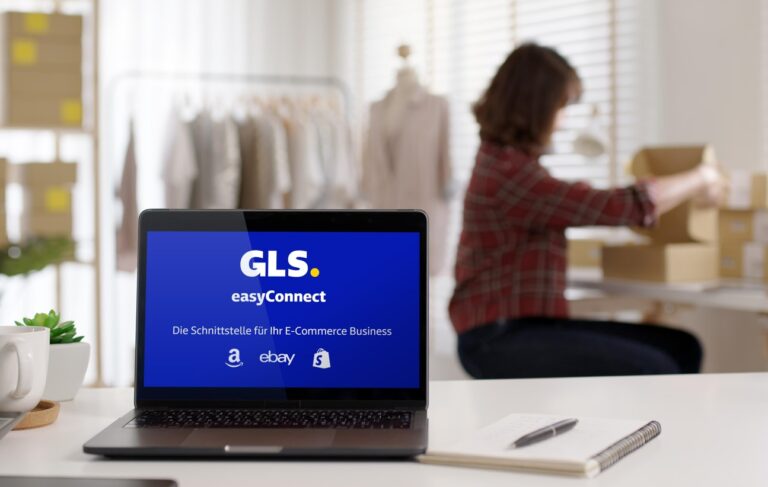 Laptop mit easyConnect von GLS