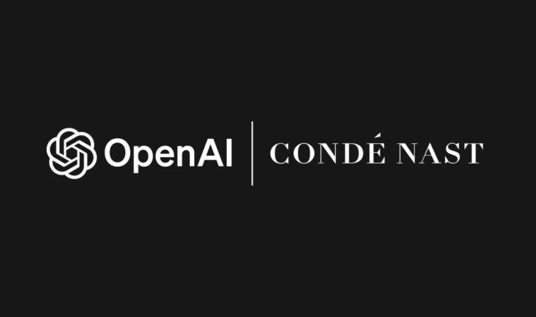 Logos von OpenAI und Condé Nast