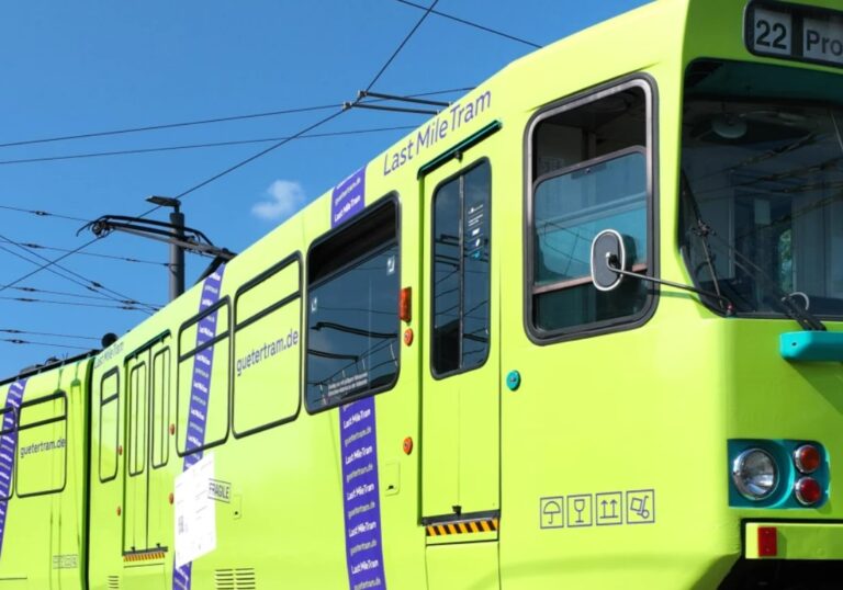 Amazon Last Mile Tram in Frankfurt