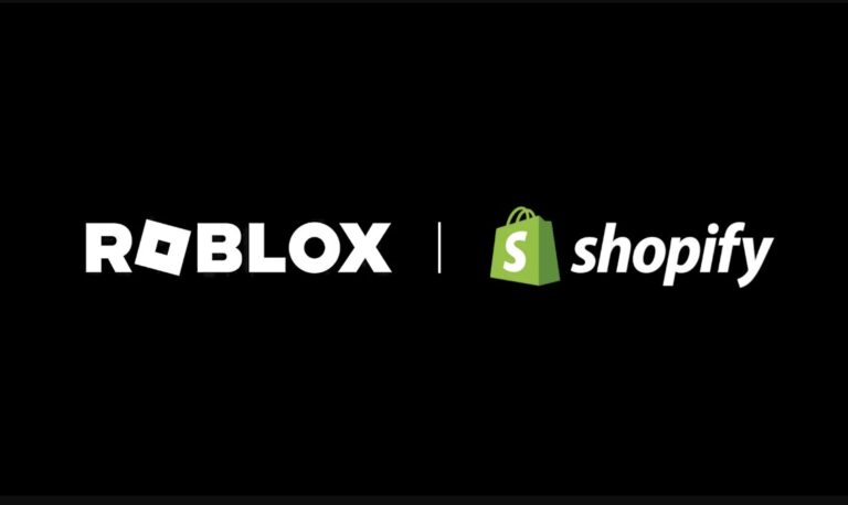 Roblox und Shopify Logos