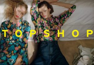 Topshop Kamagpne mit zwei Models und Logoq