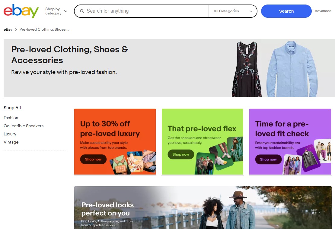 eBay startet “Pre-Loved Fashion Week” in New York und London