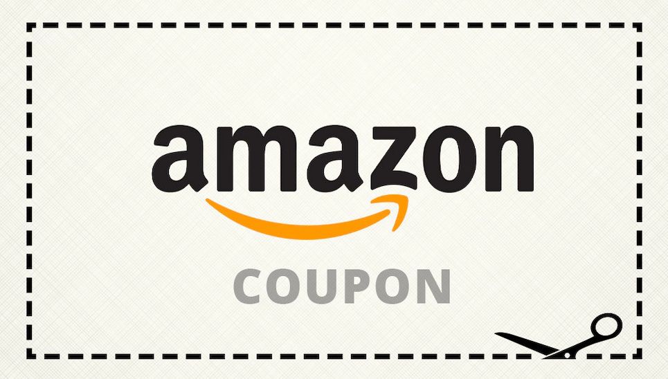 Grafisch illustrierter Coupon von Amazon