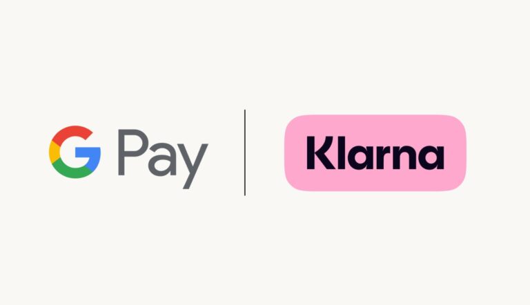 Logos von Google Pay und Klarna