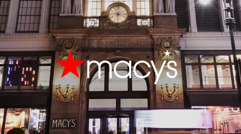 Department Store und Logo von Macy's