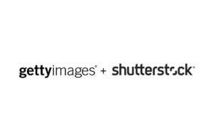 Logos von Gettyimages und Shutterstock