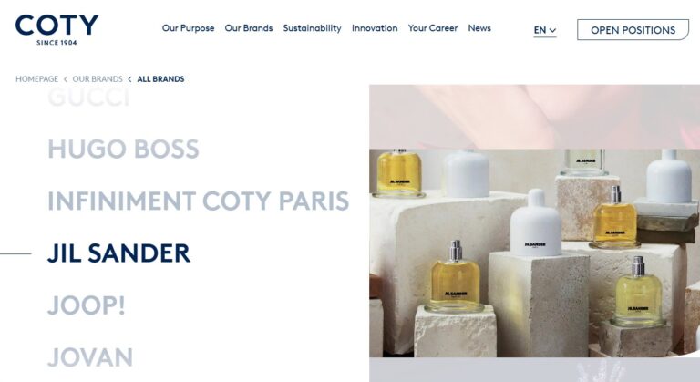 Marken von Coty