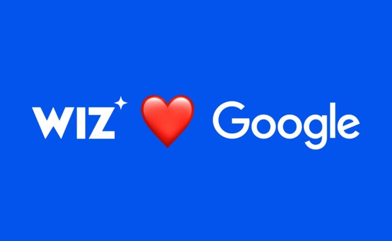 Logos von Wiz und Google und dazwischen ein rotes Herz