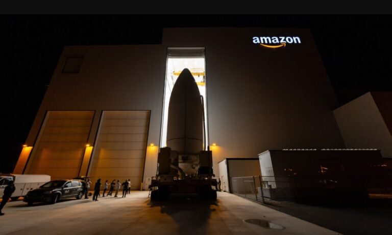 Rakete von Amazons Projekt Kuiper