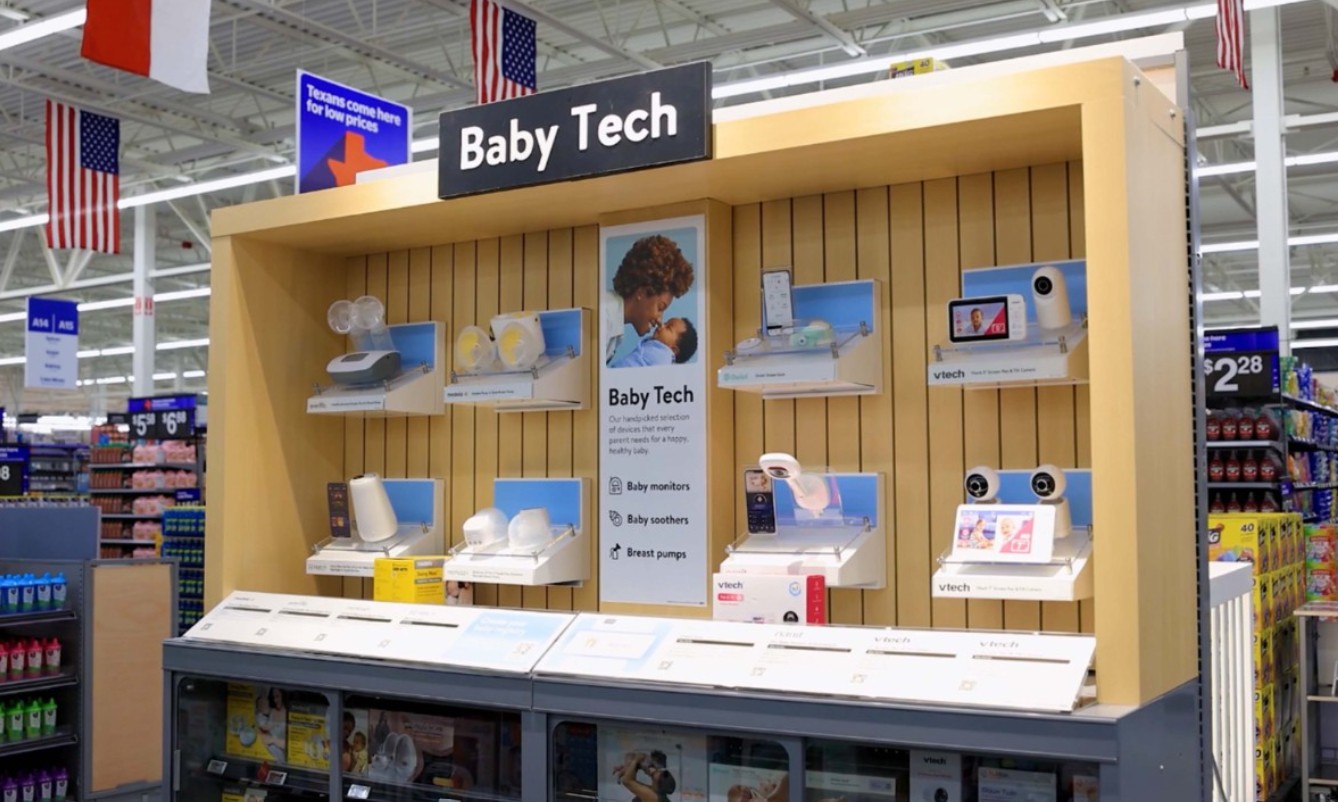 Baby Tech Abteilung im Walmart Supercenter