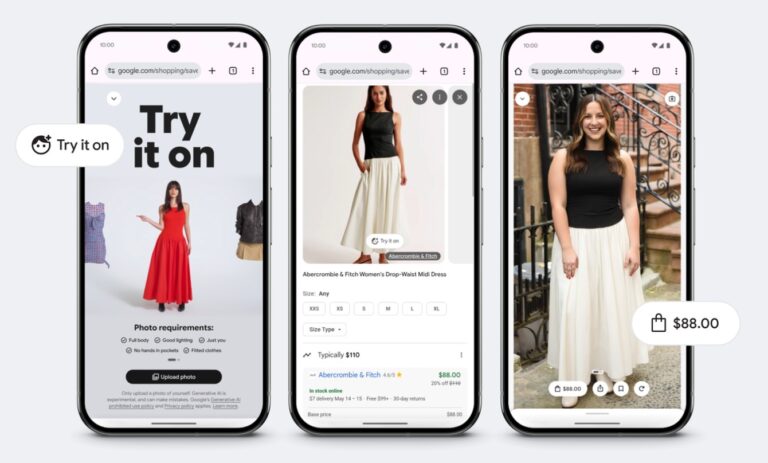 Google Try On Feature