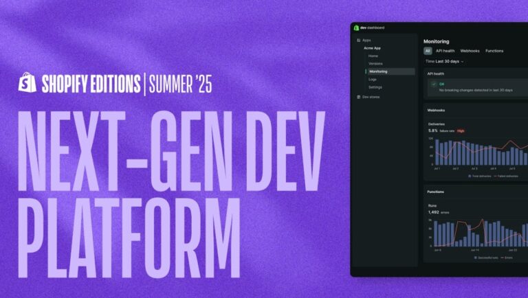 Shopify Editions 2025 Next gen Dev Platform