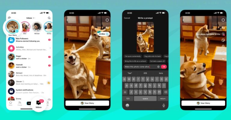 TikTok AI Alive Feature