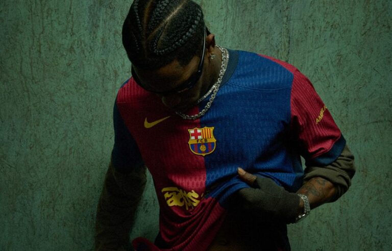 Travis Scott Cactus Jacke FC Barcelona Trikot