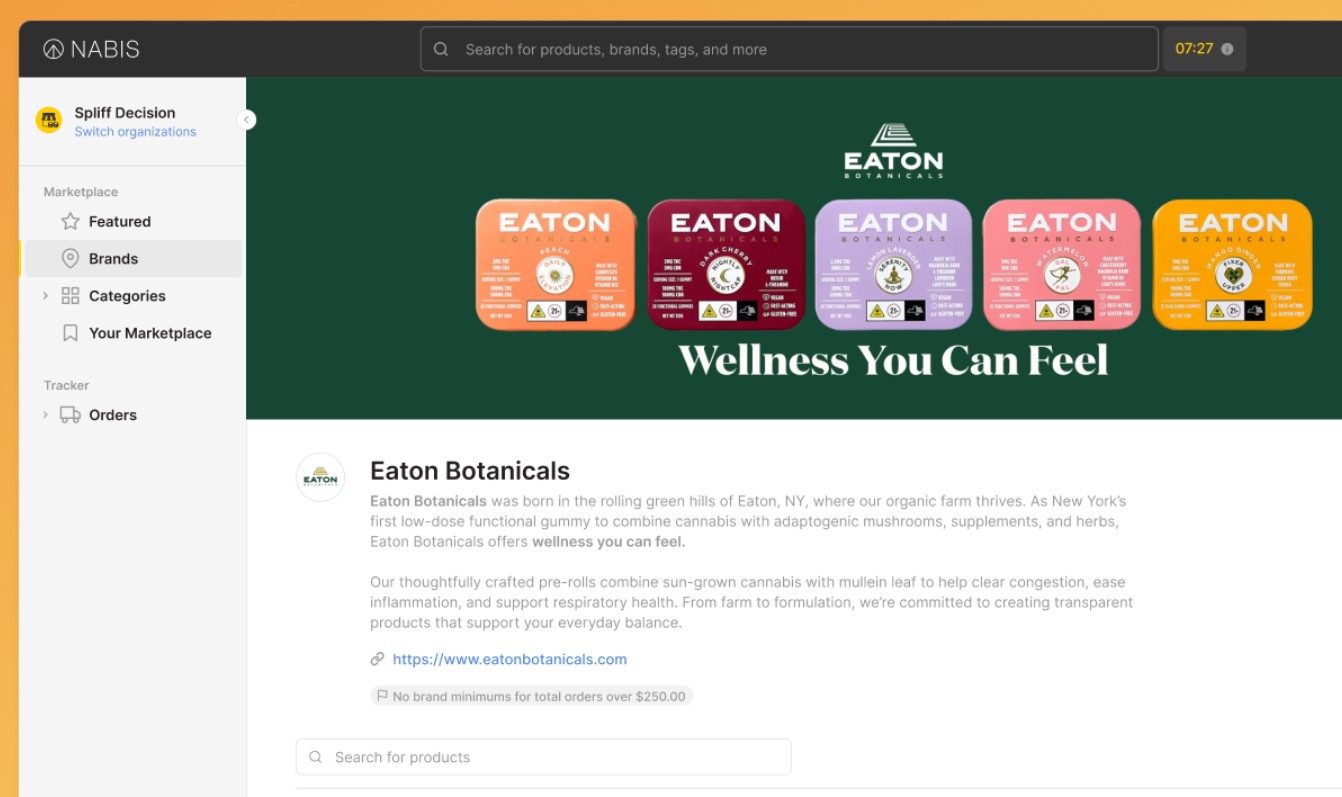 Nabis Cannabis Marketplace