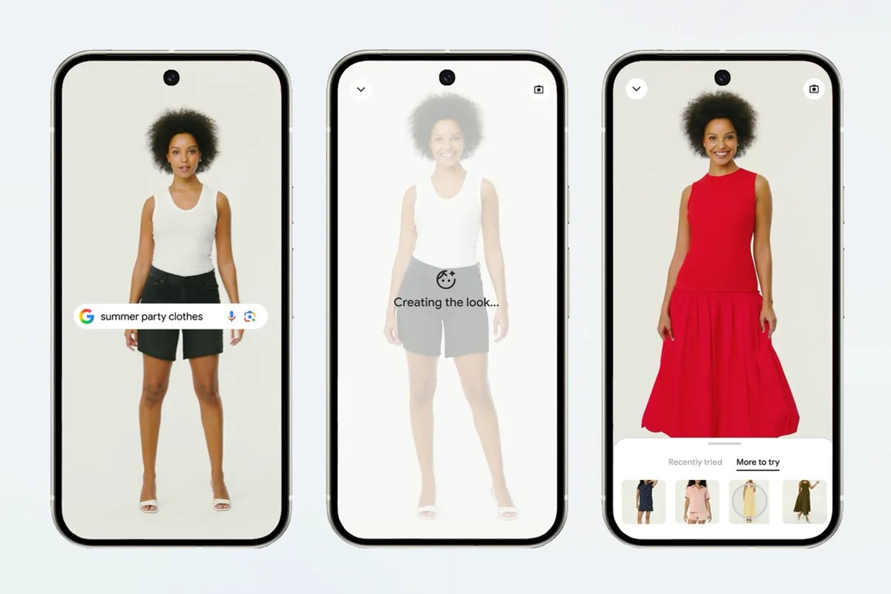 Google Virtuelle Anprobe Rollout USA