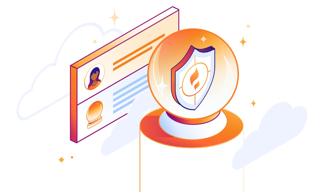 Symbolik zu Cloud Security von Cloudflare