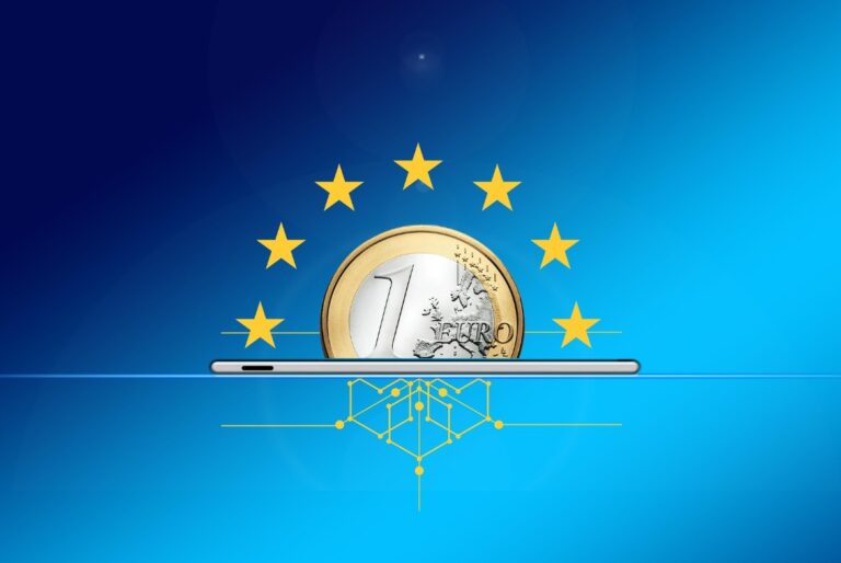 Digital Euro und ein Smartphone